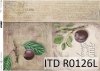 papier decoupage owoce, śliwki*Paper decoupage fruits, plums